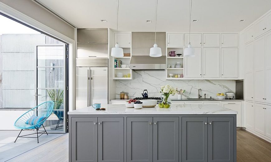 کابینت آشپزخانه مدرن سفید