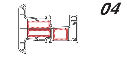  قیمت پروفیل وین تک UPVC پروفیل کتیبه کشویى تک ریل