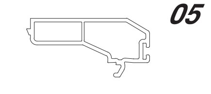  قیمت پروفیل وین تک UPVC پروفیل درپوش قاب تک ریل