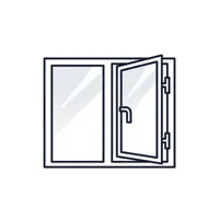 دولنگه-یک لنگه بازشو